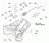 Murray 620351x4NB - 20" Single Stage Snow Thrower (2004) Ersatzteile Chute Rod Assembly