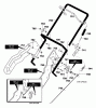 Murray 620351x4NB - 20" Single Stage Snow Thrower (2004) Ersatzteile Handle Assembly