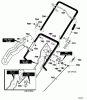 Murray 621450x4NB - 21" Single Stage Snow Thrower (2003) Ersatzteile Handle Assembly