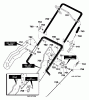 Murray 621450x4NC - 21" Single Stage Snow Thrower (2004) Ersatzteile Handle Assembly