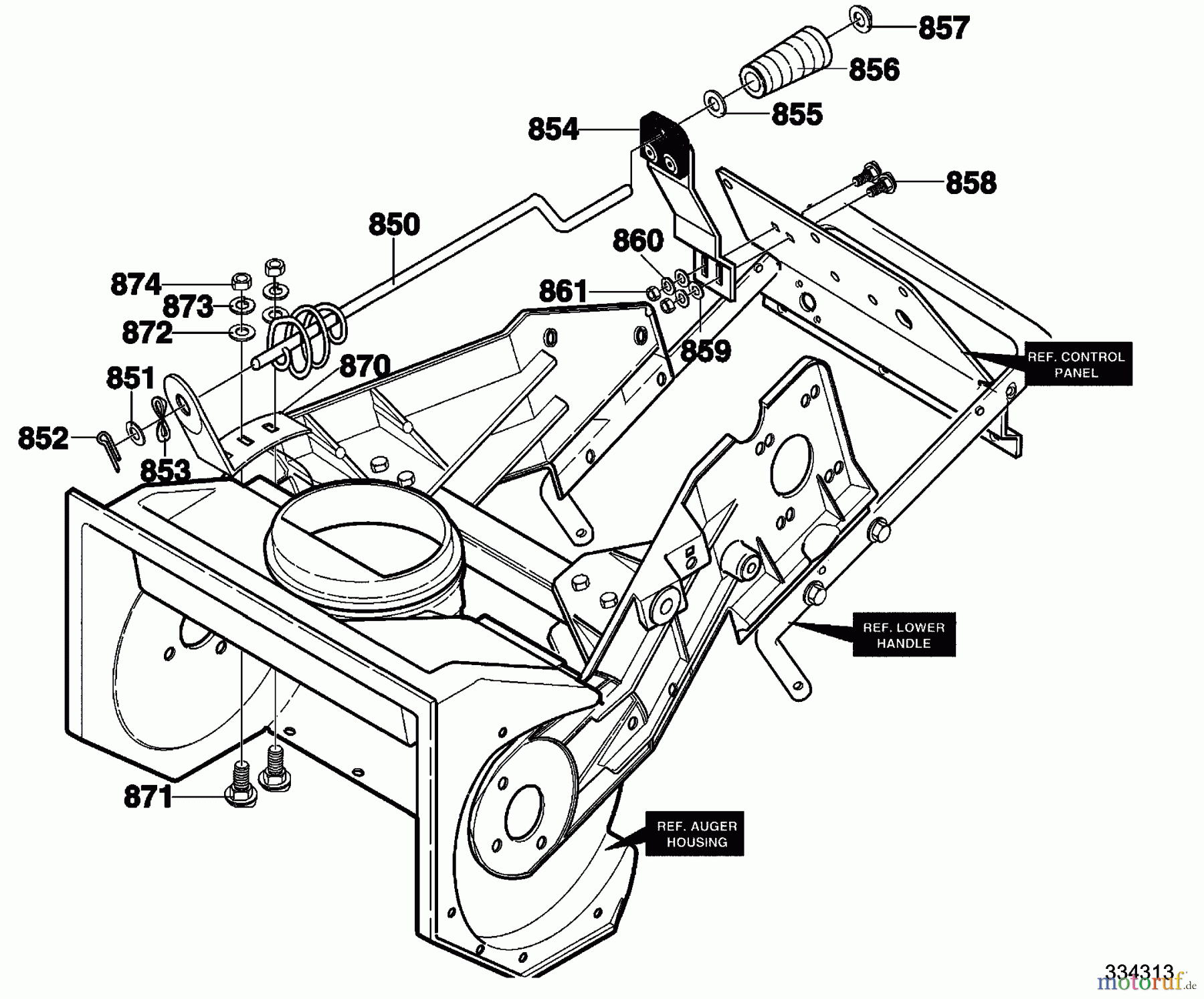  Murray Schneefräsen 621451x0NA - B&S/Murray 21