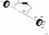 Murray 621451x0NA - B&S/ 21" Single Stage Snow Thrower (2003) (Northern Tool) Ersatzteile Wheels