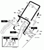 Murray 621451x31C - Scotts 21" Single Stage Snow Thrower (2001) (Home Depot) Ersatzteile Handle Assembly