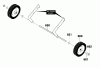Murray 621451x31C - Scotts 21" Single Stage Snow Thrower (2001) (Home Depot) Ersatzteile Wheels