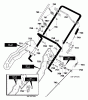 Murray 621451x83NA - B&S/ 21" Single Stage Snow Thrower (2005) (Walmart) Ersatzteile Handle Assembly