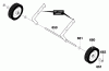 Murray 621453x31NA - Scotts 21" Single Stage Snow Thrower (2002) (Home Depot) Ersatzteile Wheels