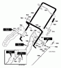 Murray 621453x31NB - Scotts 21" Dual Stage Snow Thrower (2003) (Home Depot) Ersatzteile Handle Assembly