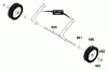 Murray 621453x31NB - Scotts 21" Dual Stage Snow Thrower (2003) (Home Depot) Ersatzteile Wheels