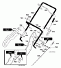 Murray 621453x31NC - Scotts 21" Single Stage Snow Thrower (2004) (Home Depot) Ersatzteile Handle Assembly