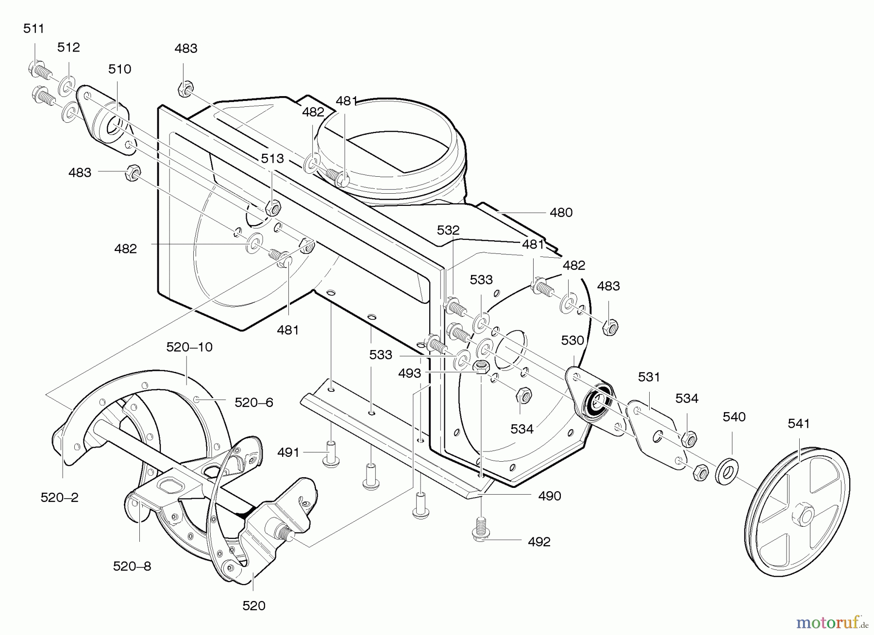  Murray Schneefräsen 621520x43NB - Yard King 21