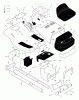 Murray 425018x00A - 42" Lawn Tractor (2007) Ersatzteile Chassis & Hood