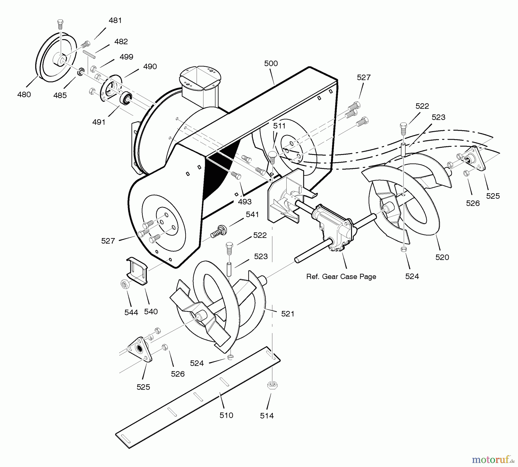 Murray Schneefräsen 622505x0B - B&S/Murray 22