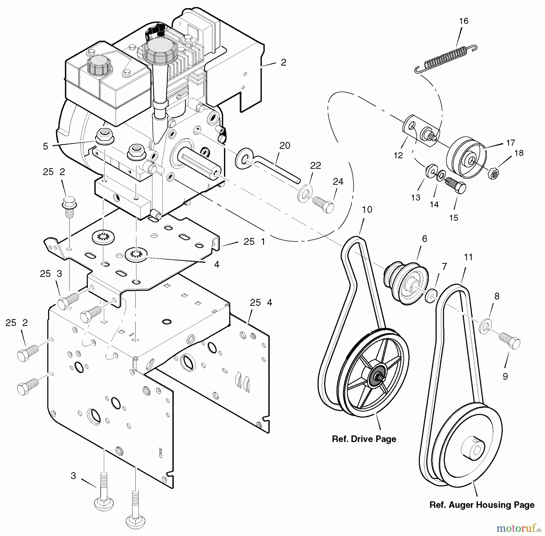 Murray Schneefräsen 622505x105A - Murray 22