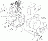 Murray 622505x105A - 22" Dual Stage Snow Thrower (2004) (Miller High Life) Ersatzteile Frame