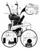 Murray 622518x31D - Scotts 22" Dual Stage Snow Thrower (2002) (Home Depot) Ersatzteile Decals/autocollants