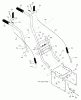 Murray 6240900x43 (1695372) - Yard King 24" Dual Stage Snow Thrower (2007) Ersatzteile Handle Assembly