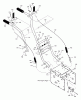 Murray 624504x4B - 24" Dual Stage Snow Thrower (2002) Ersatzteile Handle Assembly