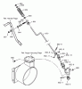 Murray 624504x4C - 24" Dual Stage Snow Thrower (2001) Ersatzteile Chute Rod