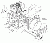 Murray 624504x4C - 24" Dual Stage Snow Thrower (2001) Ersatzteile Frame
