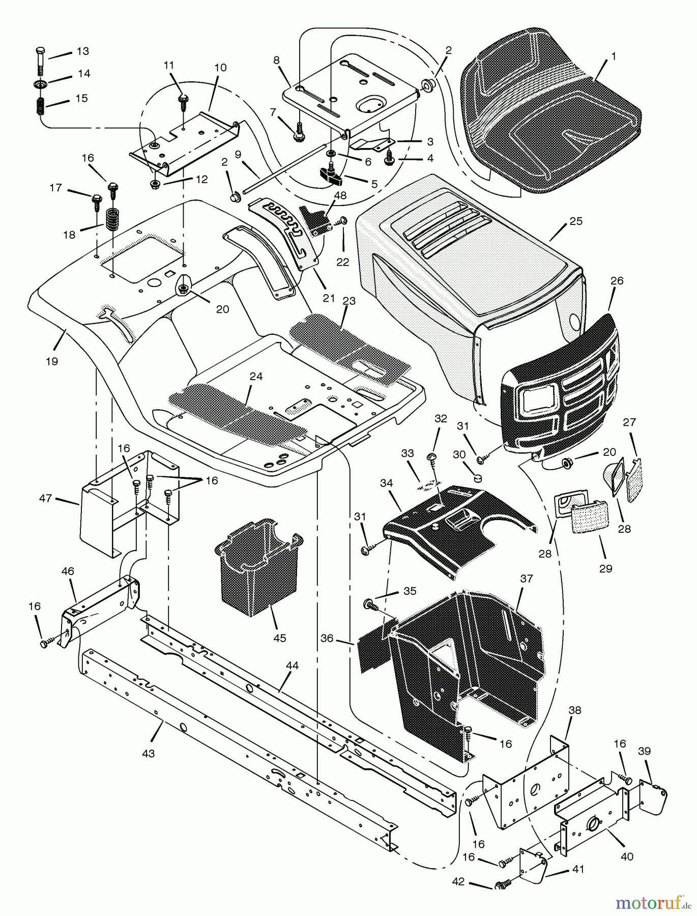 Murray Rasen- und Gartentraktoren 405014x92A - B&S/Murray 40