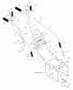 Murray 624504x5B - 24" Dual Stage Snow Thrower (2003) Ersatzteile Handle Assembly