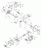 Murray 624505x4B - 24" Dual Stage Snow Thrower (2000) Ersatzteile Drive Components Assembly