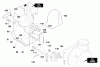 Murray 624505x4B - 24" Dual Stage Snow Thrower (2000) Ersatzteile Frame Components Assembly