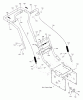 Murray 624604x43A - Yard King 24" Dual Stage Snow Thrower (2003) Ersatzteile Handle Assembly
