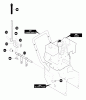 Murray 624804x79B - B&S/ 24" Dual Stage Snow Thrower (2000) (Spirit) Ersatzteile Shift Yoke Assembly