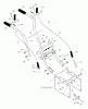 Murray 624808x31D - Scotts 24" Dual Stage Snow Thrower (2002) (Home Depot) Ersatzteile Handle Assembly