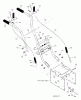 Murray 624808x31E - Scotts 24" Dual Stage Snow Thrower (2003) (Home Depot) Ersatzteile Handle Assembly