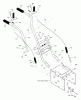 Murray 624808x4E - 24" Dual Stage Snow Thrower (2004) Ersatzteile Handle Assembly
