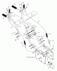Murray 624808x6A - Ultra 24" Dual Stage Snow Thrower (2001) Ersatzteile Handle Assembly