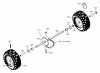 Murray 624808x6A - Ultra 24" Dual Stage Snow Thrower (2001) Ersatzteile Wheels