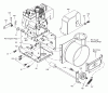 Murray 627108x5A - 27" Dual Stage Snow Thrower (2003) Ersatzteile Frame