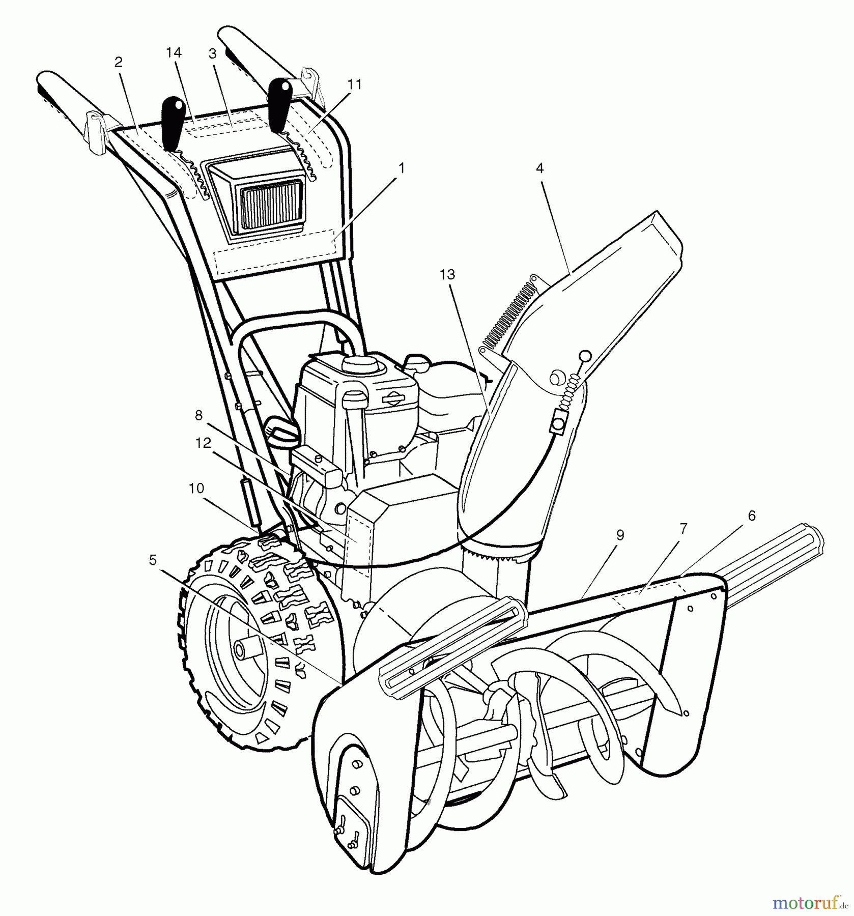 Murray Schneefräsen 6271100x83 (1695374) - B&S/Murray 27