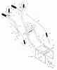 Murray 6271500x43 (1695375) - Yard King 27" Dual Stage Snow Thrower (2007) Ersatzteile Handle Assembly