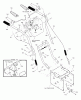 Murray 627804x5A - 27" Dual Stage Snow Thrower (2003) Ersatzteile Handle Assembly