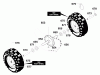 Murray 627804x6B - Ultra 27" Dual Stage Snow Thrower (2000) Ersatzteile Wheels Assembly