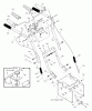 Murray 627804x89D - Yard King Performance 27" Dual Stage Snow Thrower (2002) Ersatzteile Handle Assembly