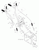 Murray 627808x5A - 27" Dual Stage Snow Thrower (2003) Ersatzteile Handle Assembly
