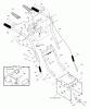 Murray 627850x0A - B&S/ 27" Dual Stage Snow Thrower (2003) (Northern Tool) Ersatzteile Handle Assembly