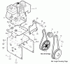 Murray 627850x5A - 27" Single Stage Snow Thrower (2003) Ersatzteile Engine