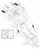 Murray 629104x89C - Yard King Performance 29" Dual Stage Snow Thrower (2001) Ersatzteile Handle Assembly
