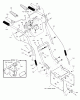Murray 629108x5A - 29" Dual Stage Snow Thrower (2002) Ersatzteile Handle Assembly