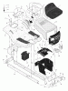 Murray 40507x8B - Scotts 40" Lawn Tractor (2000) (Home Depot) Ersatzteile Chassis & Hood