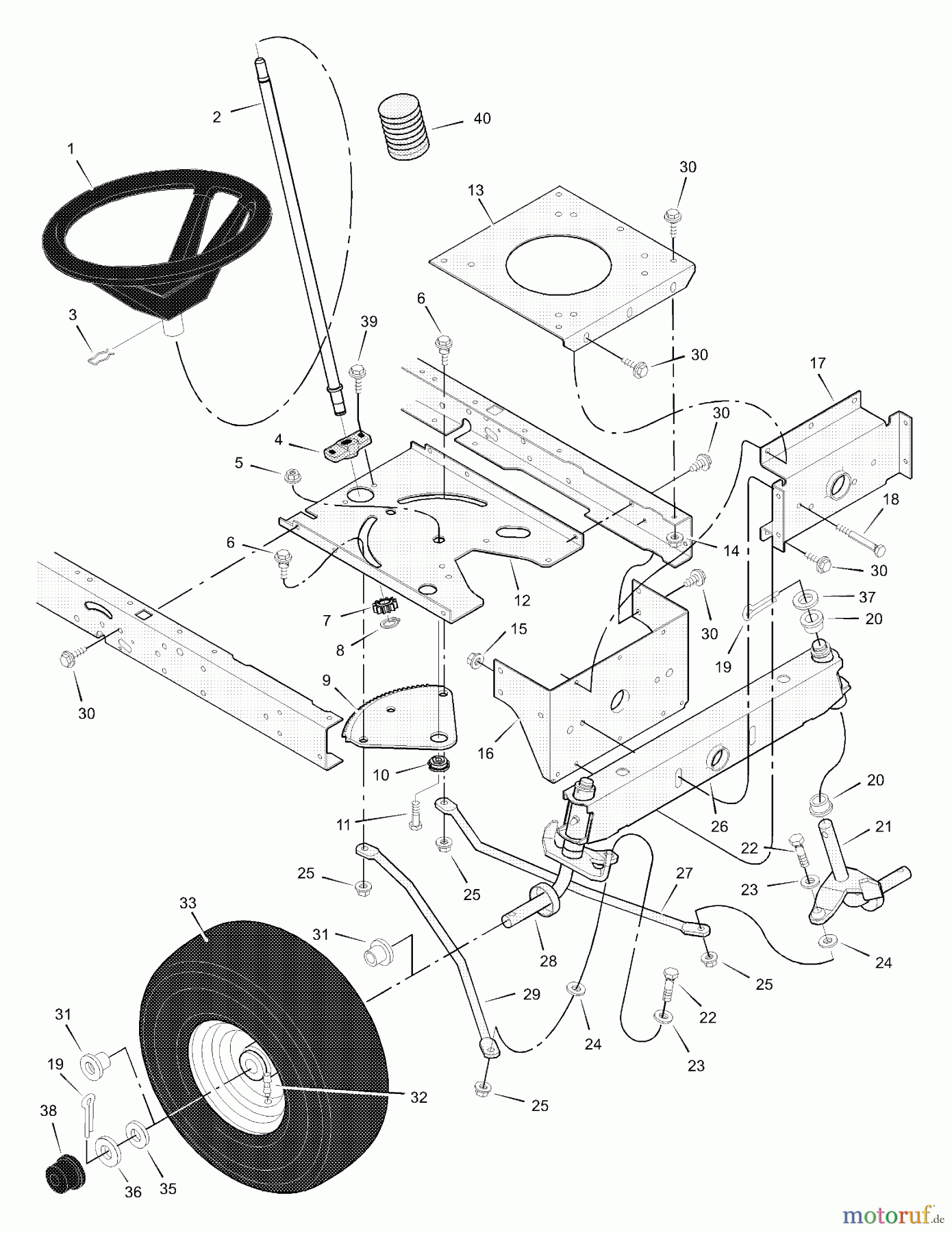 Murray Rasen- und Gartentraktoren 40507x8B - Scotts 40