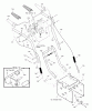 Murray 629924x0A - B&S/ 29" Dual Stage Snow Thrower (2003) (Northern Tool) Ersatzteile Handle Assembly