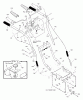 Murray 631128x31D - Scotts 31" Dual Stage Snow Thrower (2003) (Home Depot) Ersatzteile Handle Assembly