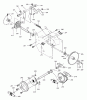 Murray 633124x89B - Yard King Performance 33" Dual Stage Snow Thrower (2000) Ersatzteile Drive Components Assembly